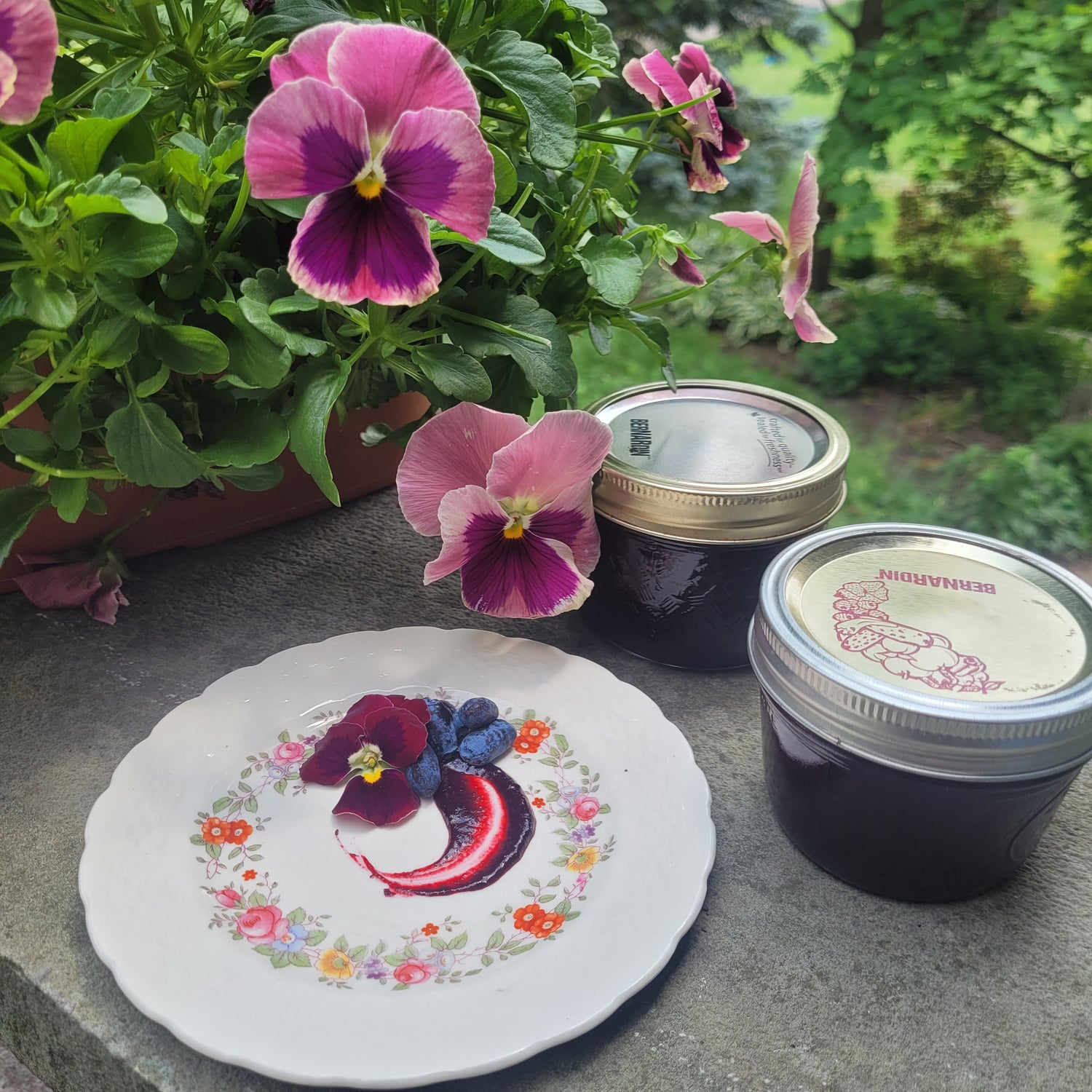 Honey Gin Haskap jam