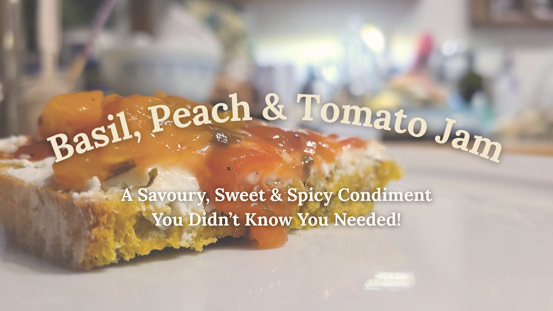 Basil, Peach & Tomato Jam