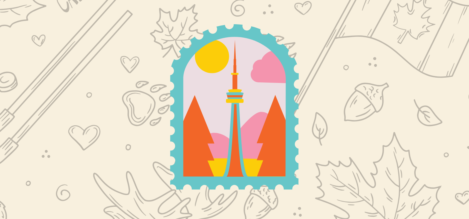 CN Tower picture and local garden centre