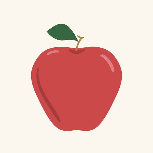 Apple drawing representing Pinova Apple