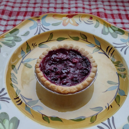 Top Hat Lowbush Blueberry tart