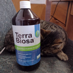 Terra Biosa with Banshee the cat behind it