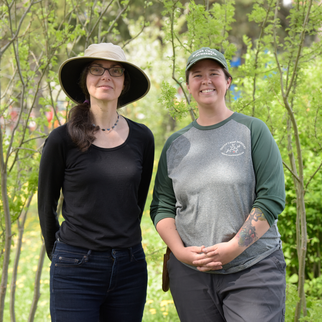 Susan Poizner of Orchard People & Steph Muma of Silver Creek Nursery