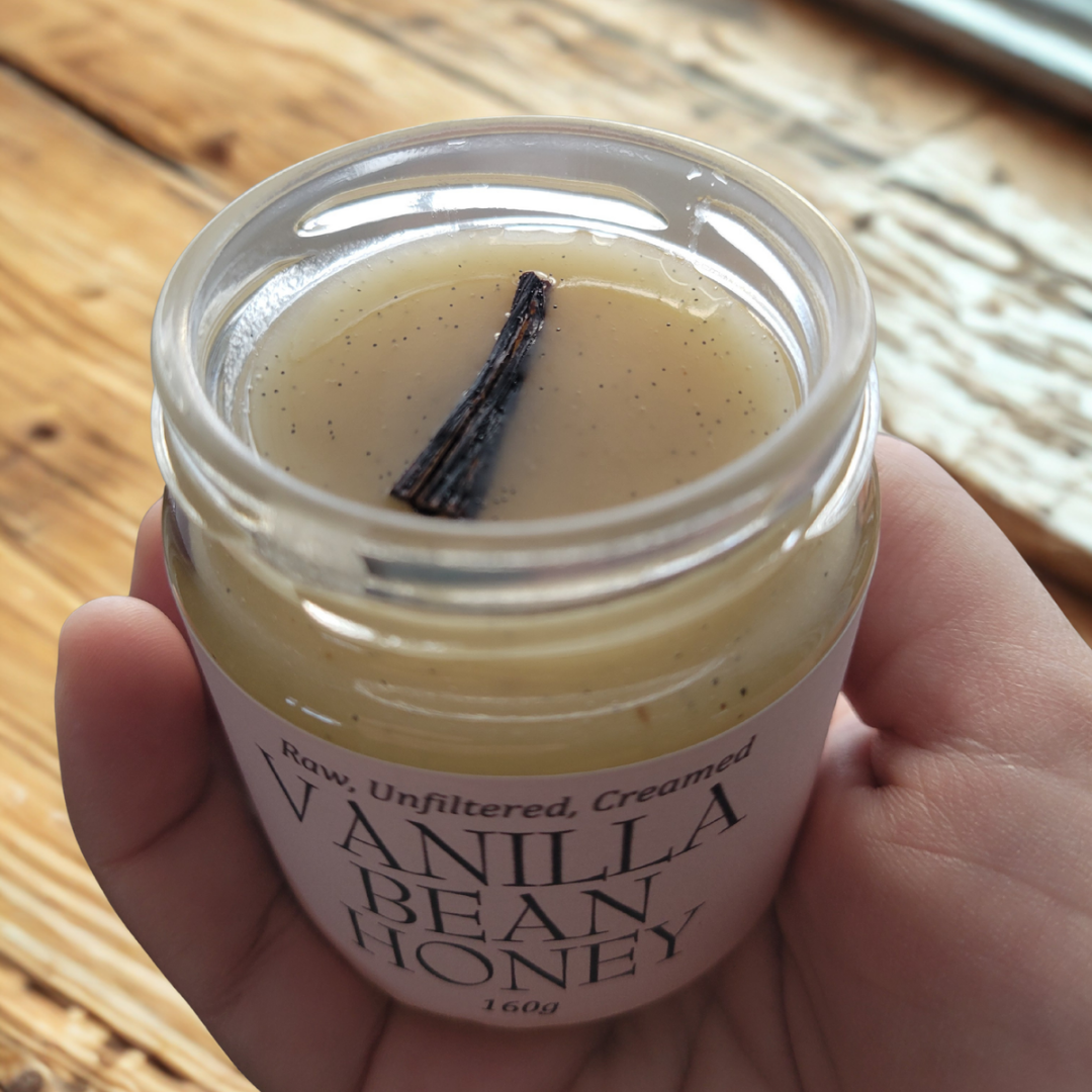 Vanilla Bean Creamed Honey