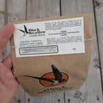 Closeup of Bone Meal product details.