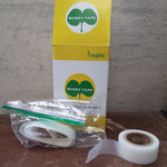 Grafting Tape box with grafting tape roll and bag of 50 grating tape pieces.